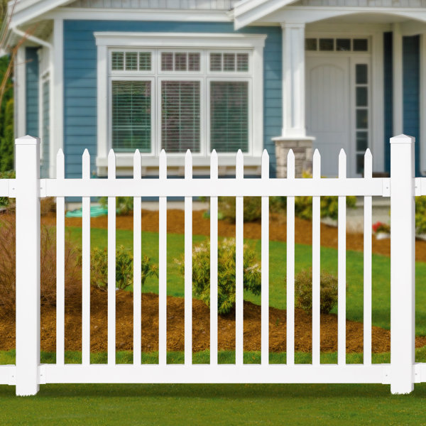 Wam Bam NoDig Fence 4 ft. H x 6 ft. W Nantucket Vinyl Fence & Reviews